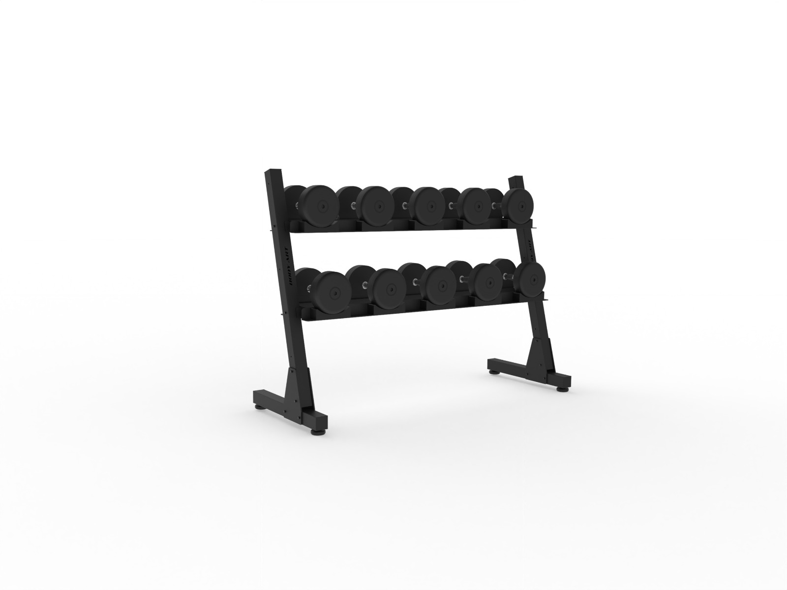 Estante BODYART para 5 pares de dumbbells em aço